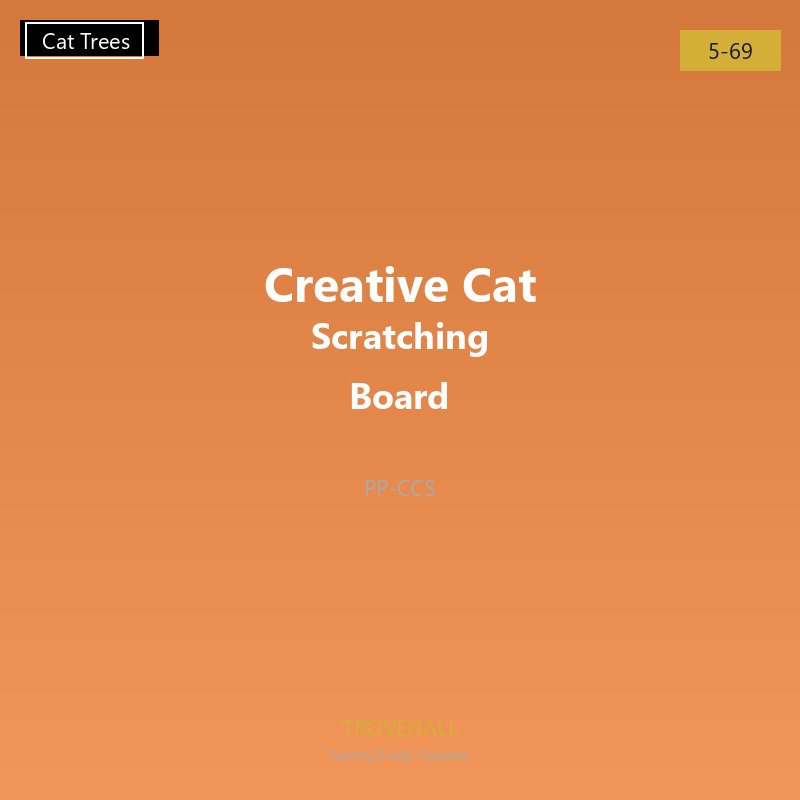 Creative Cat Scratching Board