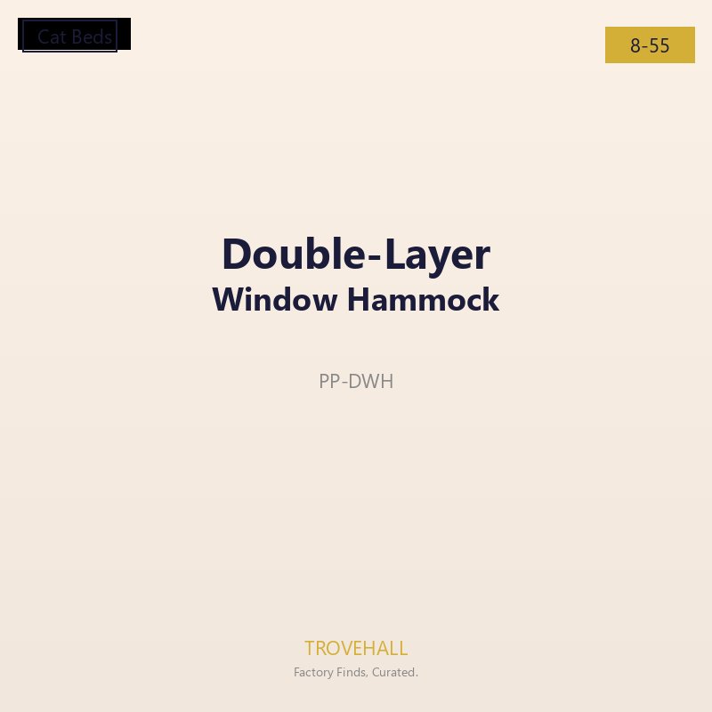 Double-Layer Window Hammock Seat