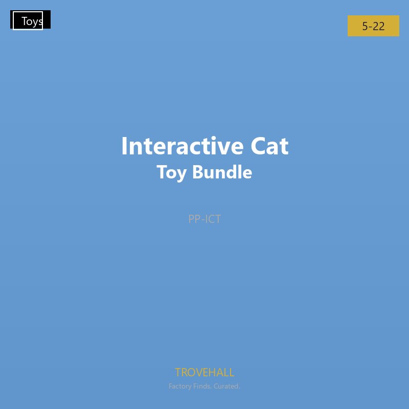 Interactive Cat Toy Bundle (3-Piece)