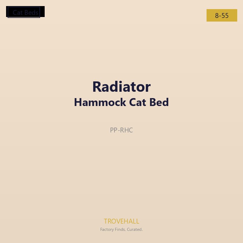 Radiator Hammock Cat Bed