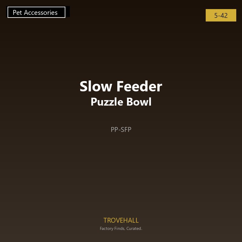Slow Feeder Puzzle Bowl