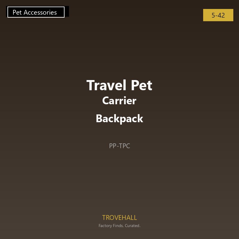 Travel Pet Carrier Backpack