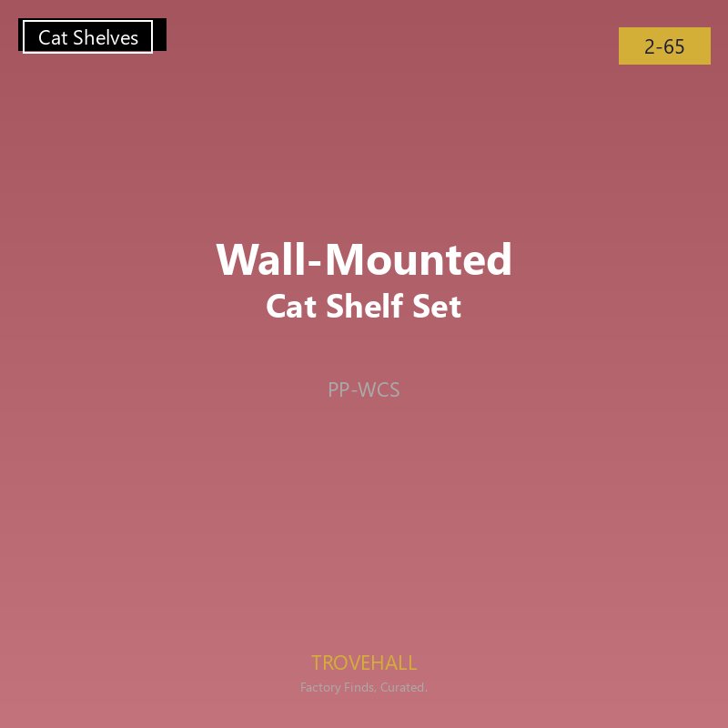 Wall-Mounted Cat Shelf Set (3-Pack)
