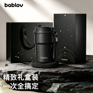 bablov纯钛保温杯男生咖啡杯车载水杯便携钛杯礼盒七夕礼物杯子