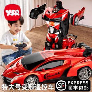 儿童手势感应变形遥控汽车充电漂移赛车金刚机器人男孩玩具车礼物