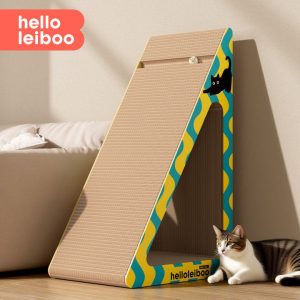 猫抓板耐磨不掉屑猫窝一体立式超大号猫沙发三角猫抓盆猫磨爪神器