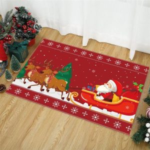 Christmas Door Mat Outdoor Carpet Merry Christmas Decoration