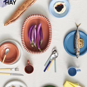 HAY Barro Bowl & Plate碗盘厨房餐具沙拉碗黄油盘高颜值红陶餐具