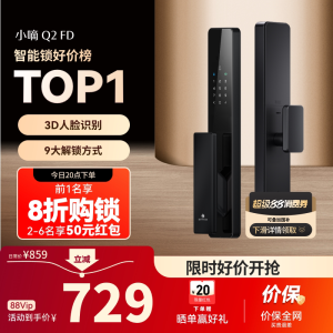 德施曼智能门锁指纹人脸电子锁家用防盗智能锁密码锁指纹锁Q2FD