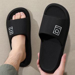 踩屎感拖鞋男士夏季外穿2026新款室内家居浴室防滑厚底凉拖鞋男款