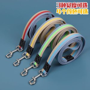宠物帆布牵引绳训狗绳加长加固金毛拉布拉多通用中型犬牵引遛狗绳