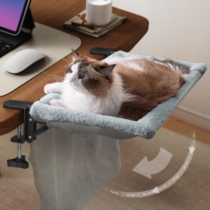 双夹折叠猫窝跨境猫床边床猫挂床猫窝冬季保暖猫咪吊床宠物床